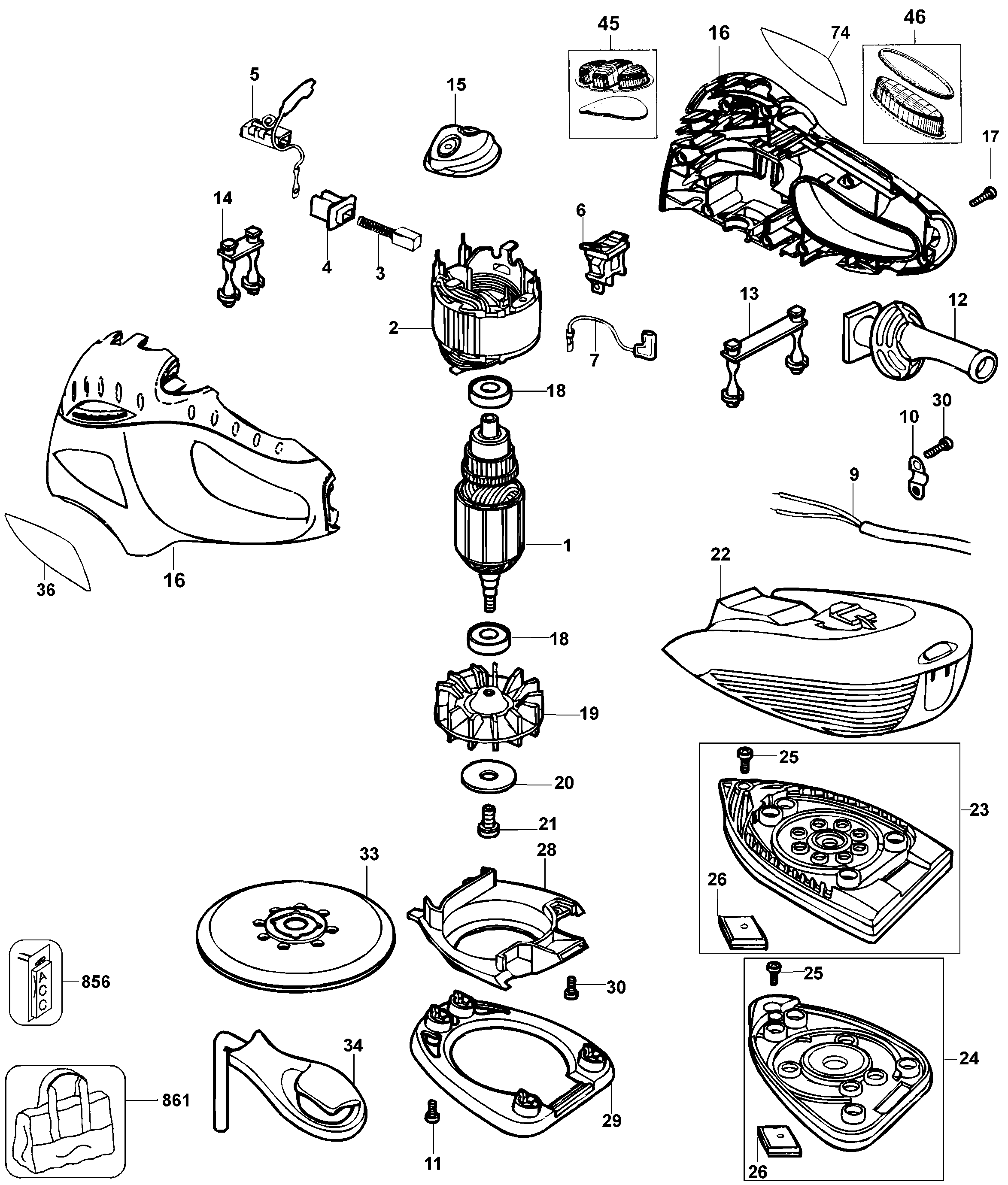 MS700GBCA POWERBRUSHES CLEANING HOUSEHOLD Black & Decker