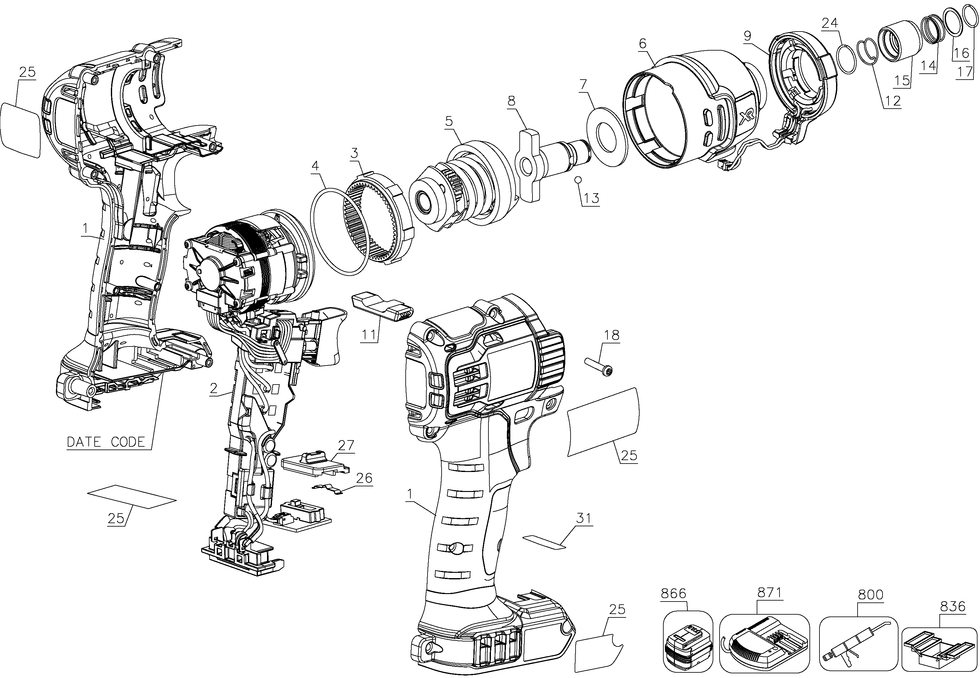 MCF886CA POWER TOOLS null B2B