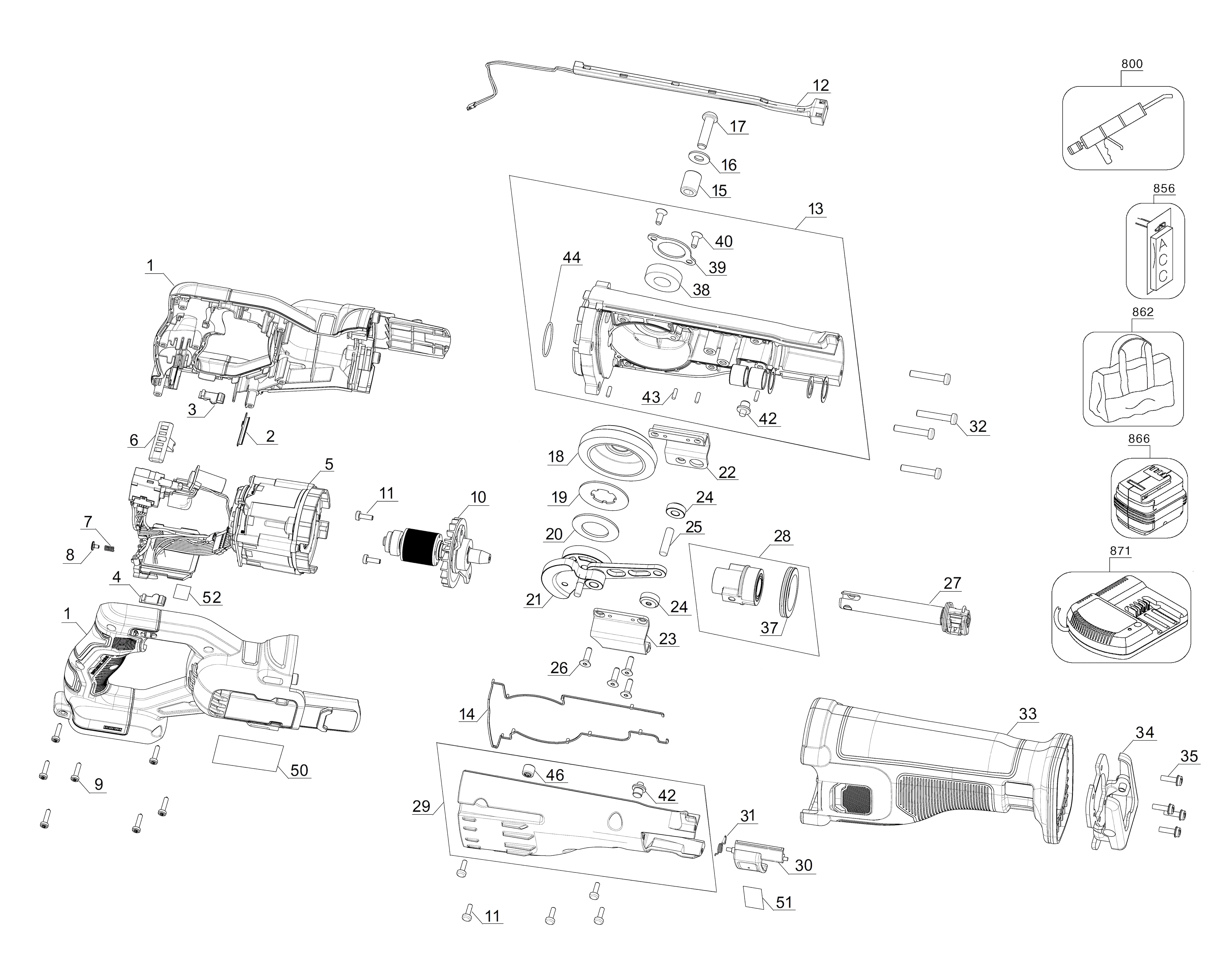 DCS368W1 | CUT SAWS | WOODWORKING | Dewalt | null | ServiceNet B2B