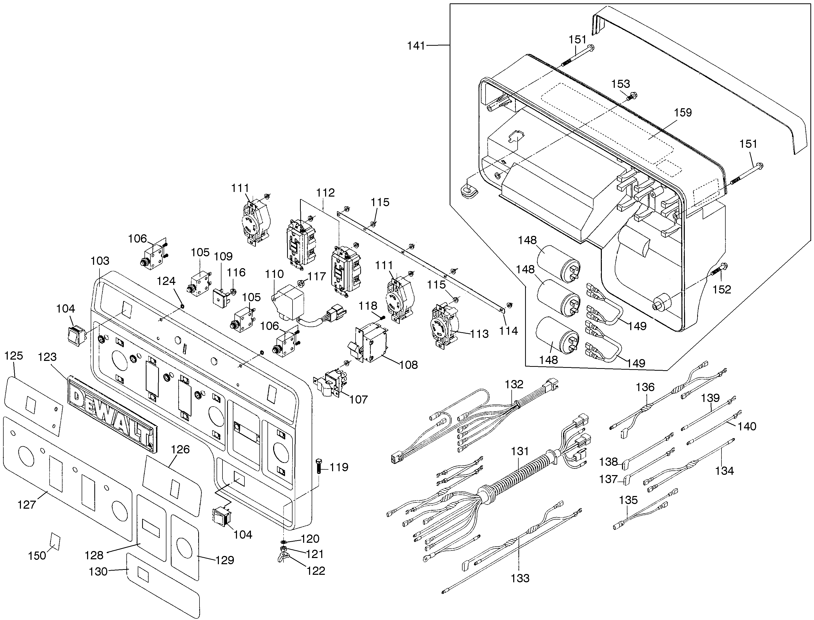 DG7000CA GENERATORS GAS Dewalt null B2B